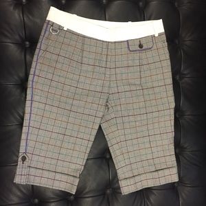 Celine Plaid Shorts. Size 36.